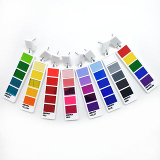 Swatch colors earrings