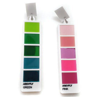 Swatch colors earrings