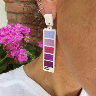 Swatch colors earrings