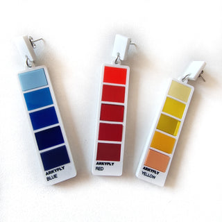 Swatch colors earrings
