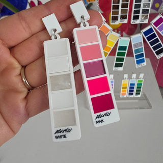 Swatch colors earrings
