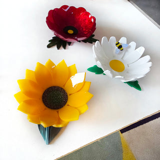 Decorative sunflower bowl