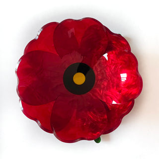 Decorative poppy bowl