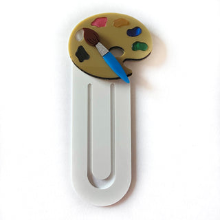 Painter’s palette bookmark