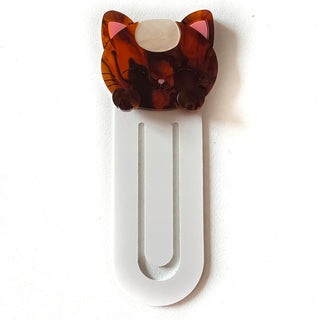 Brown kitty bookmark