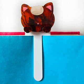 Brown kitty bookmark