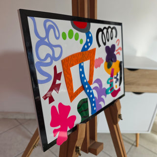 Quadro tridimensionale HAPPINESS #01