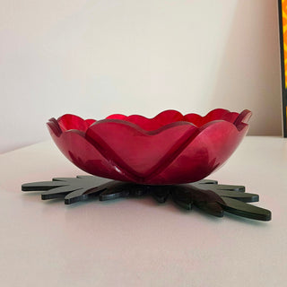 Decorative poppy bowl