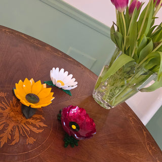 Decorative poppy bowl