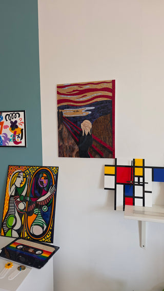 Artwork inspired by Munch's The scream