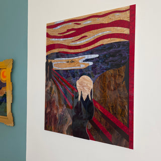 Artwork inspired by Munch's The scream