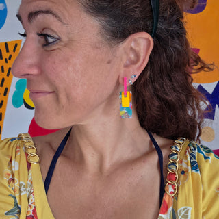 Fluo Interchangeable Earrings