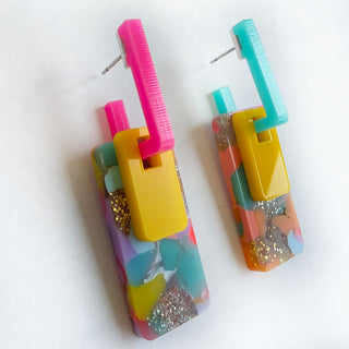 Fluo Interchangeable Earrings