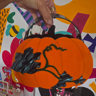 Halloween pumpkin handbag