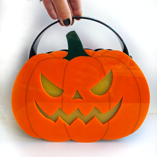 Halloween pumpkin handbag
